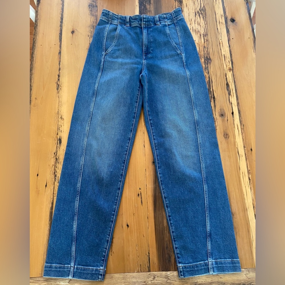 Madewell Tapered Denim Trouser Jean in Calvert Wash Size 27